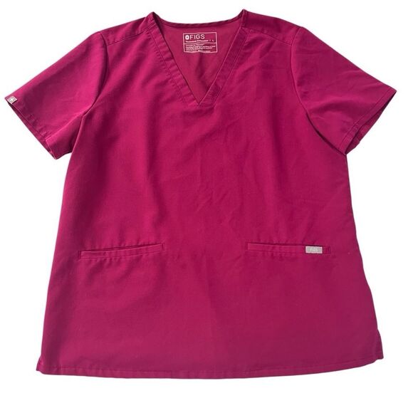 FIGS Casma Two Pocket Scrub Top Women's Size L - Picture 1 of 5